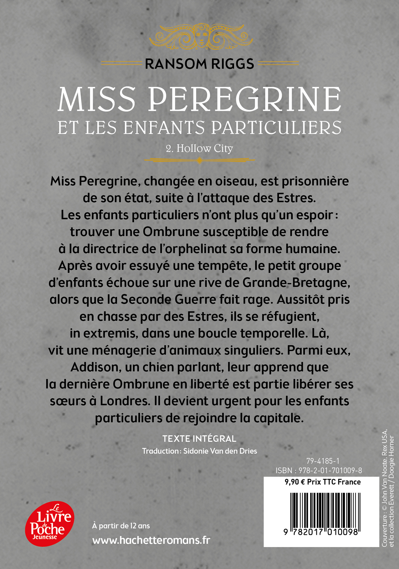 Miss Peregrine - Tome 2 - Ransom Riggs - POCHE JEUNESSE
