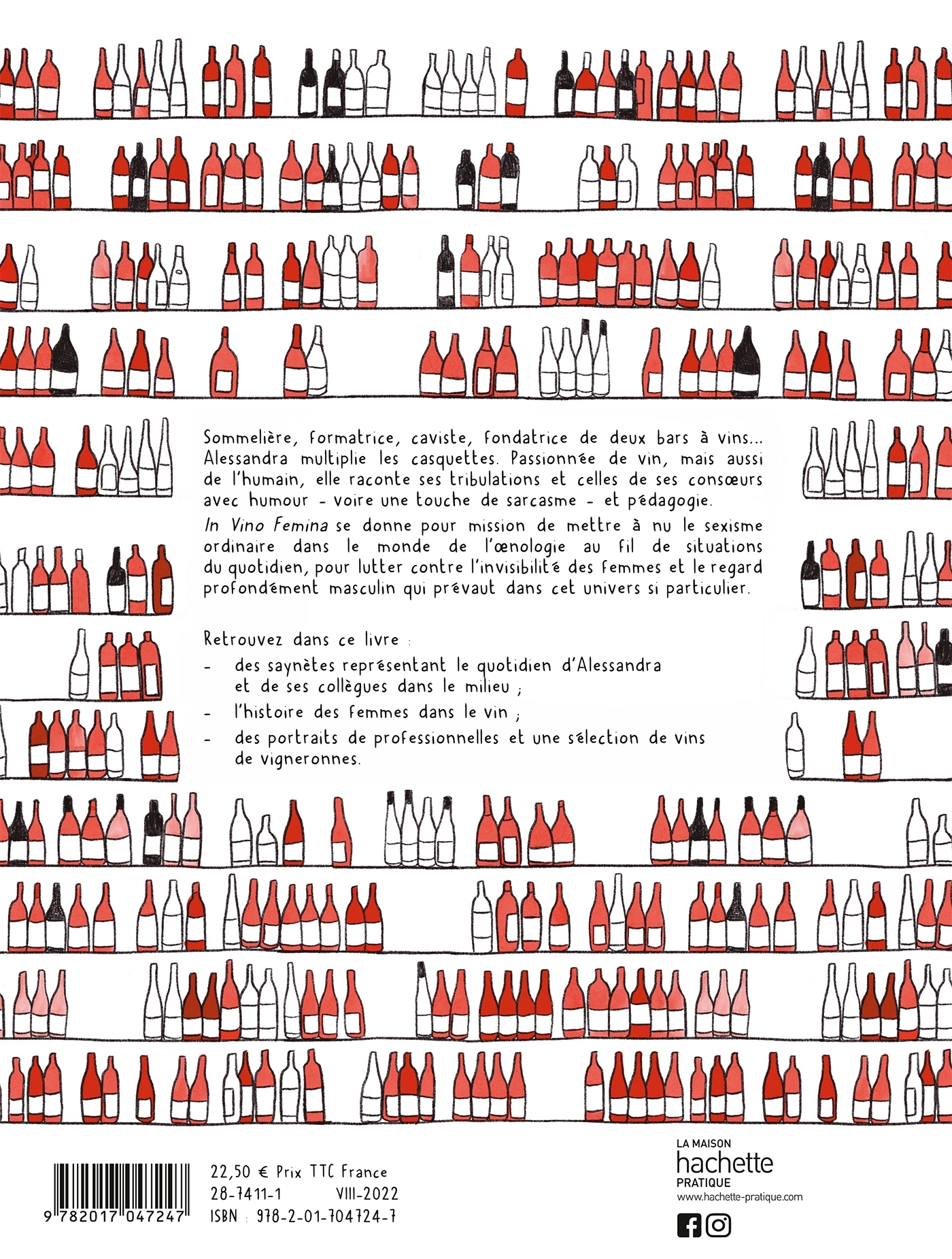 In Vino Femina - Alessandra Fottorino, Céline Pernot-Burlet - HACHETTE PRAT