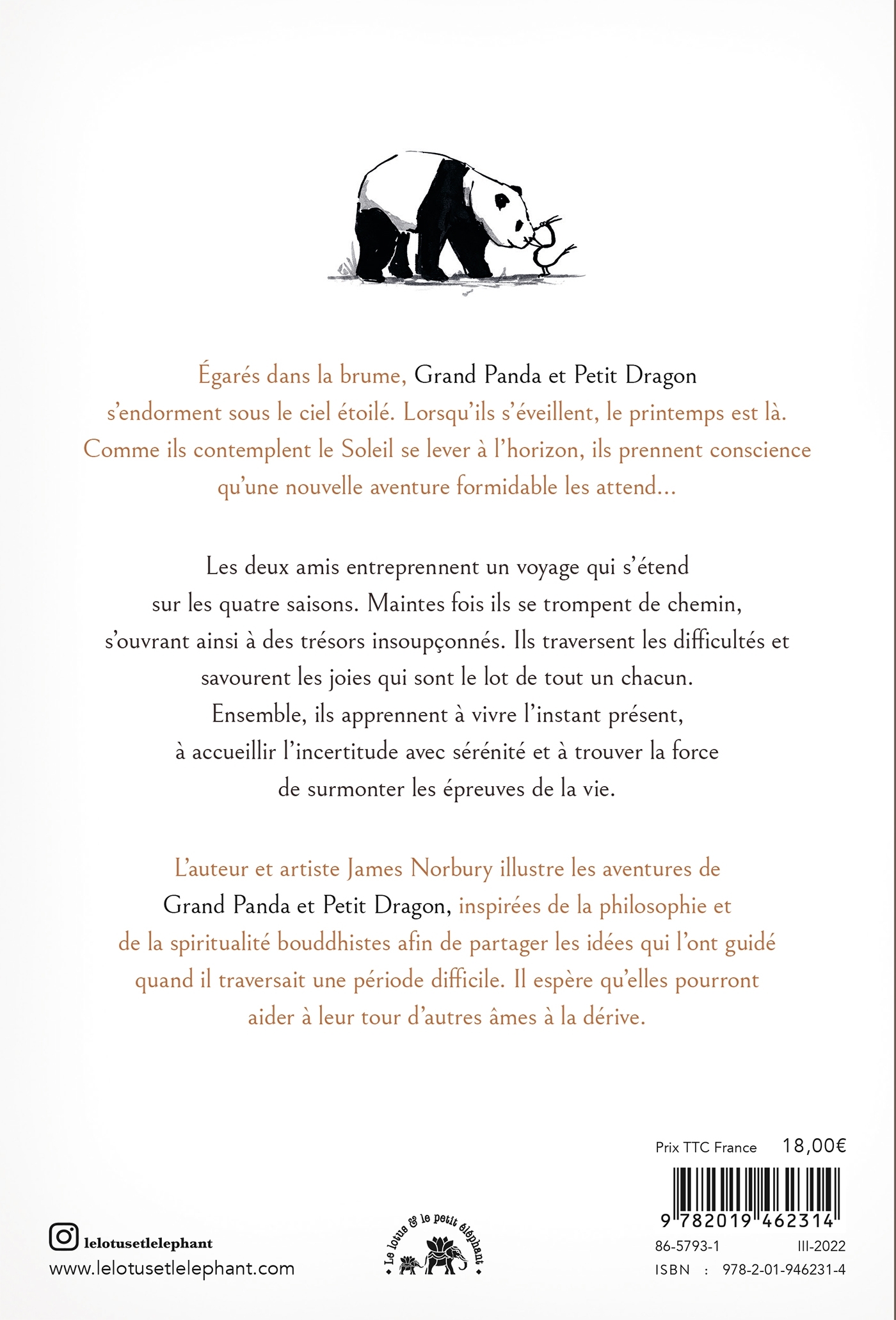 Grand Panda et Petit Dragon - James Norbury, James Norbury - LOTUS ELEPHANT