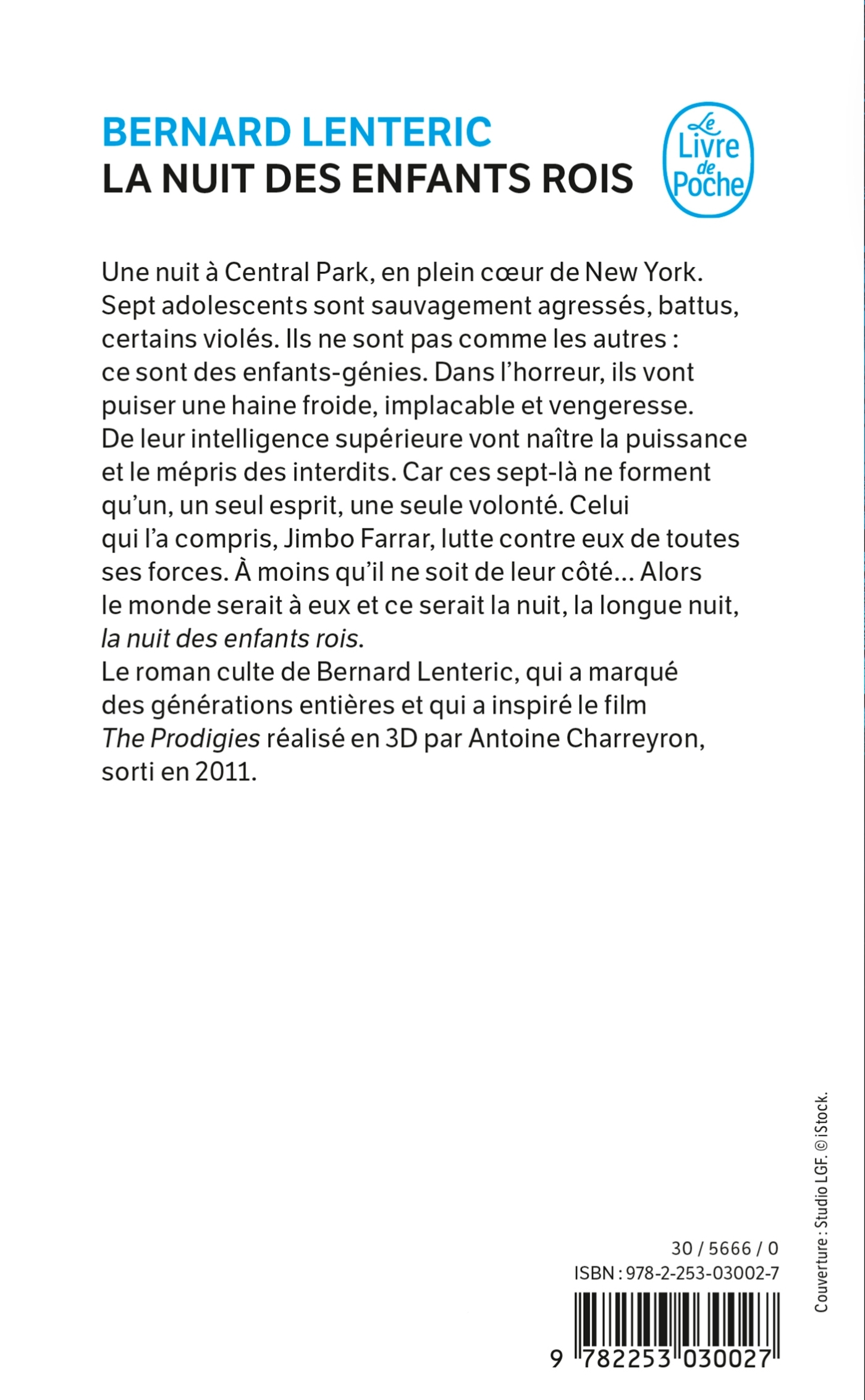 La Nuit des enfants rois - Bernard Lenteric - LGF