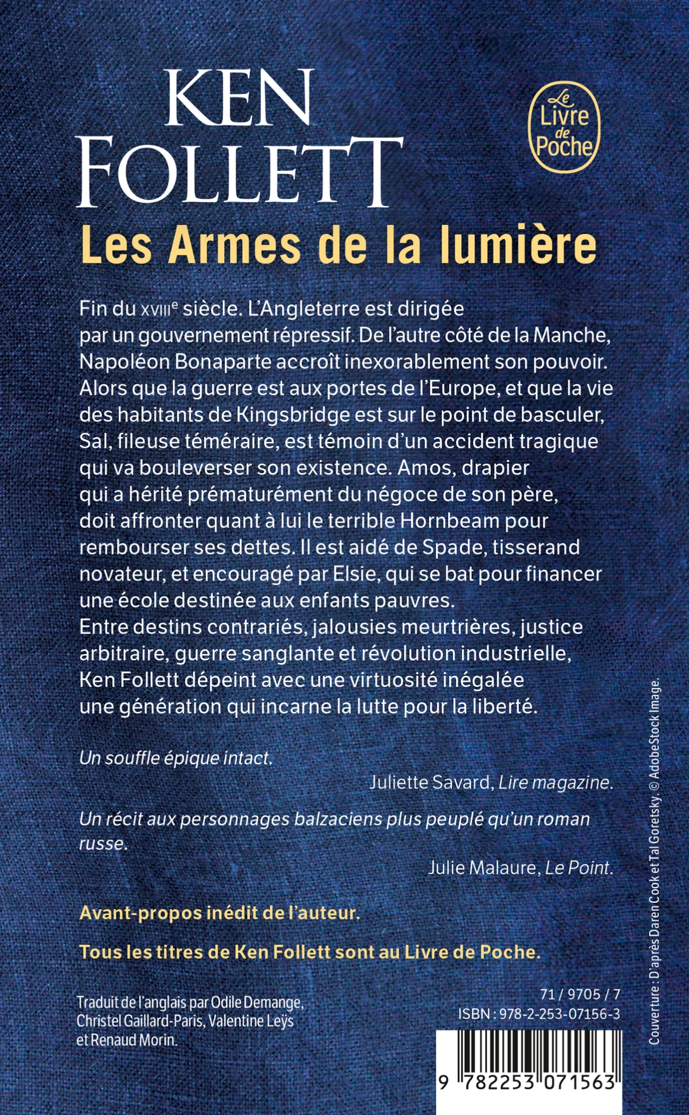 Les Armes de la lumière - Ken Follett, Ken Follett - LGF