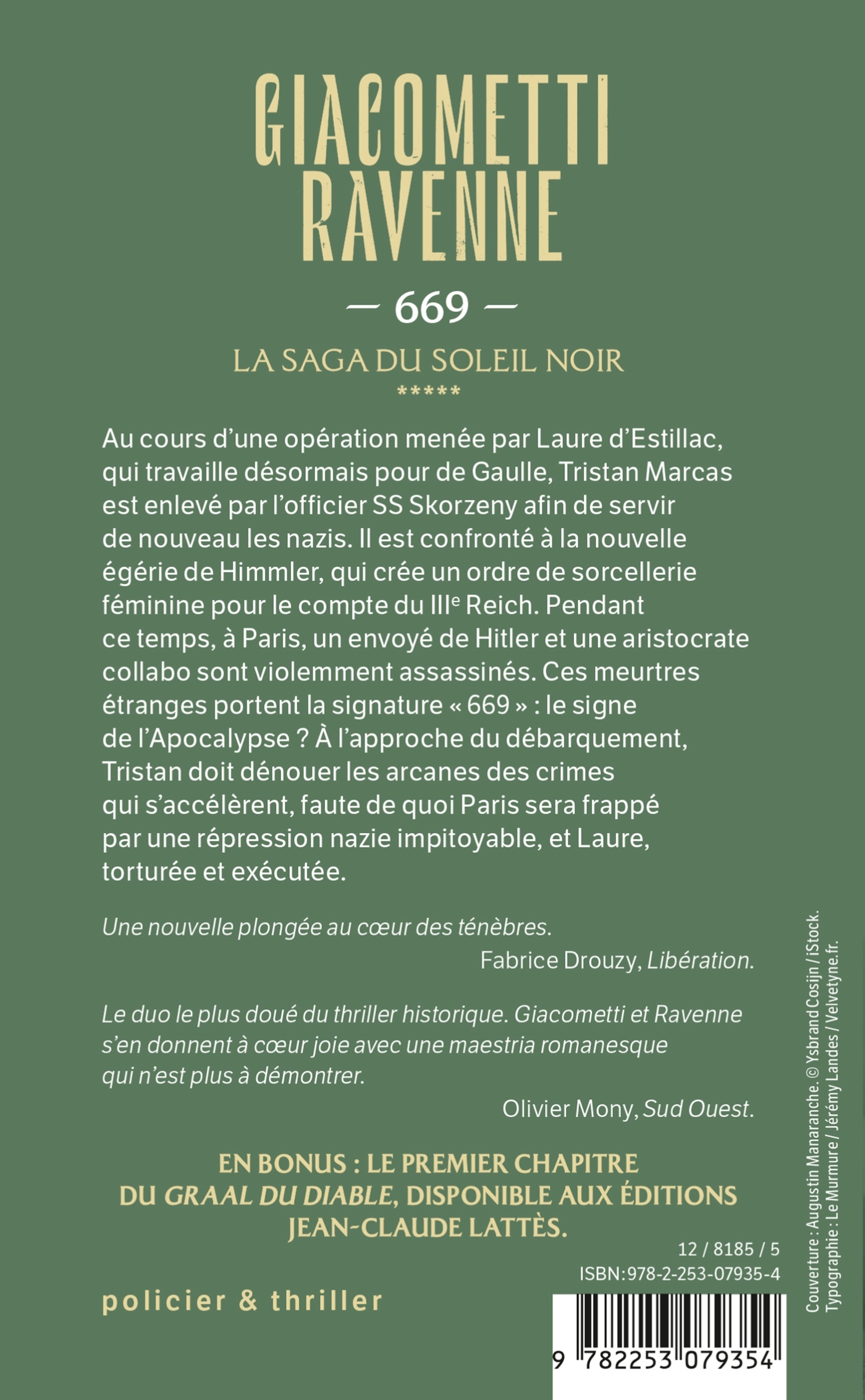669 (La Saga du soleil Noir, Tome 5) - Éric Giacometti, Jacques Ravenne - LGF