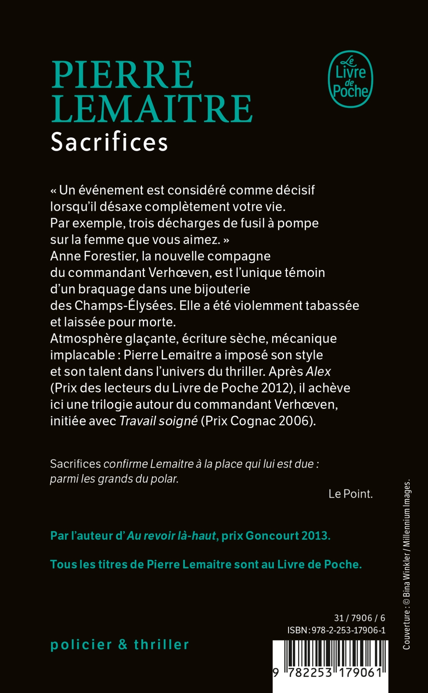 Sacrifices - Pierre Lemaitre - LGF