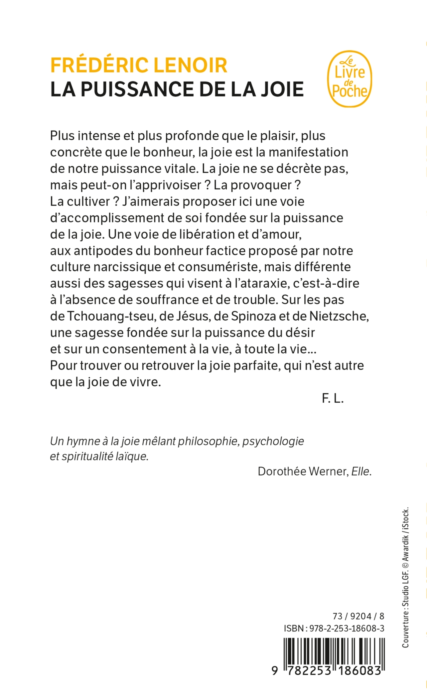 La Puissance de la joie - Frédéric Lenoir, Frédéric Lenoir - LGF