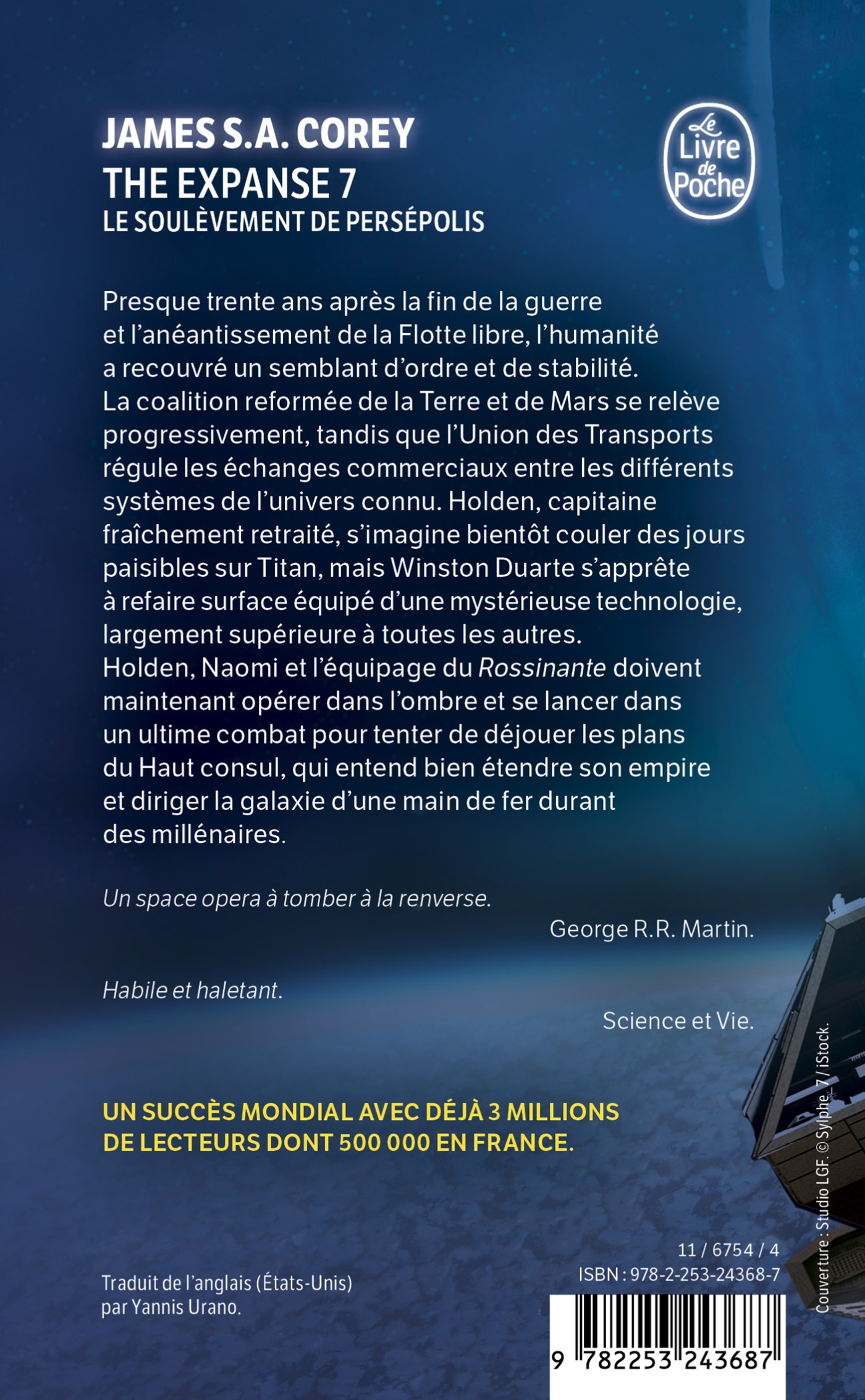 Le Soulèvement de Persépolis (The Expanse, Tome 7) - James S.A. Corey - LGF