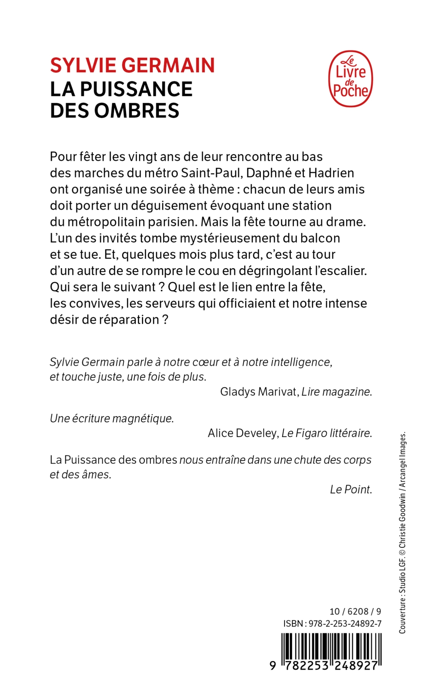 La Puissance des ombres - Sylvie Germain - LGF