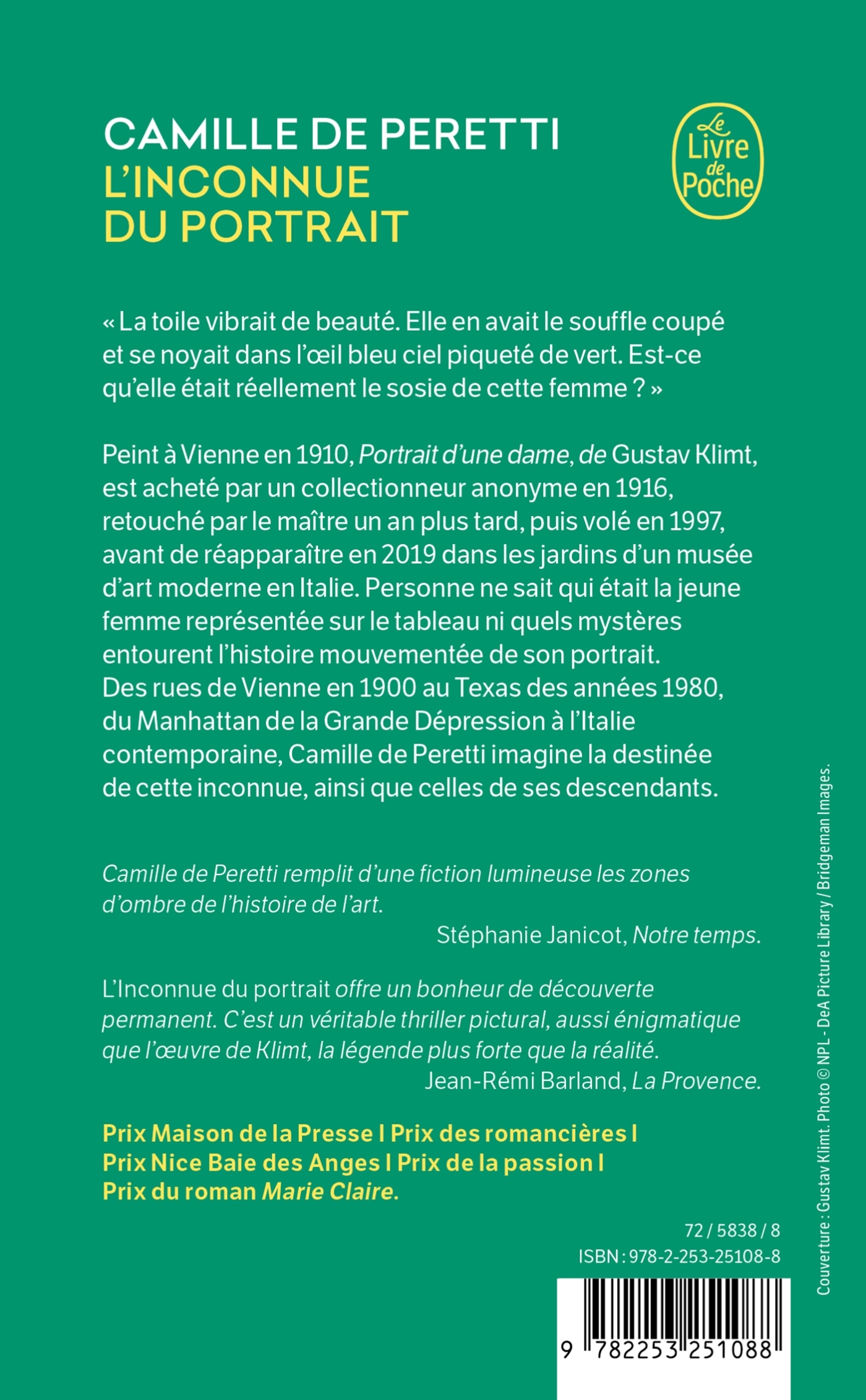 L'Inconnue du portrait - Camille Peretti, Camille Peretti - LGF