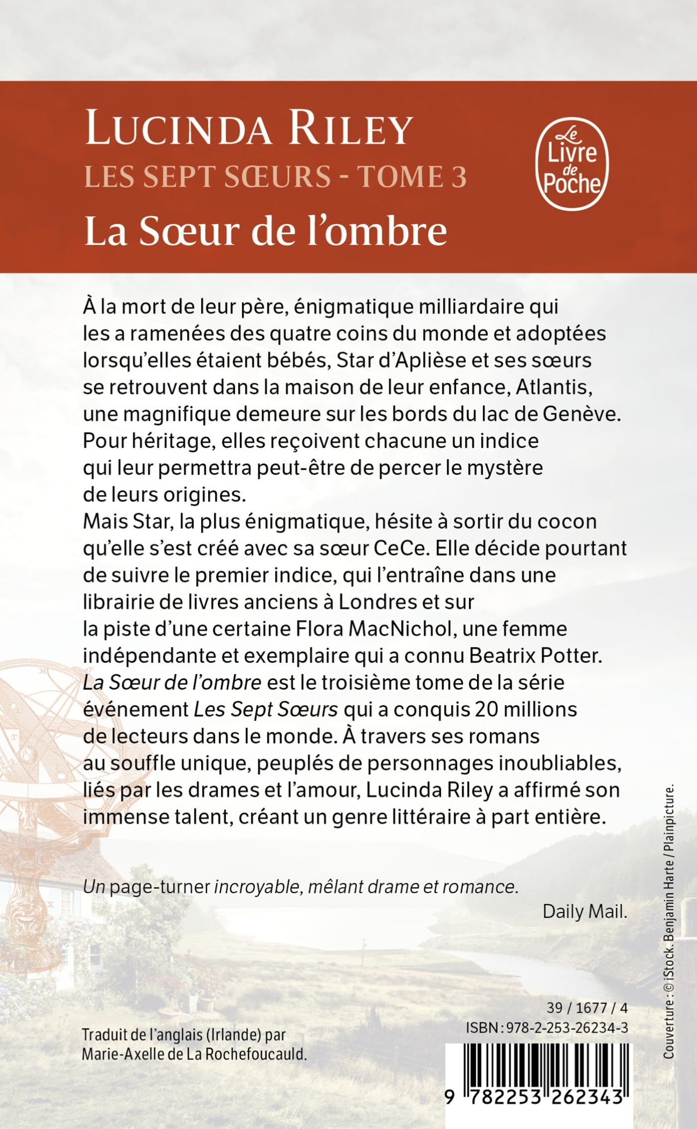 La Soeur de l'ombre (Les sept Soeurs, Tome 3) - Lucinda Riley, Lucinda Riley - LGF
