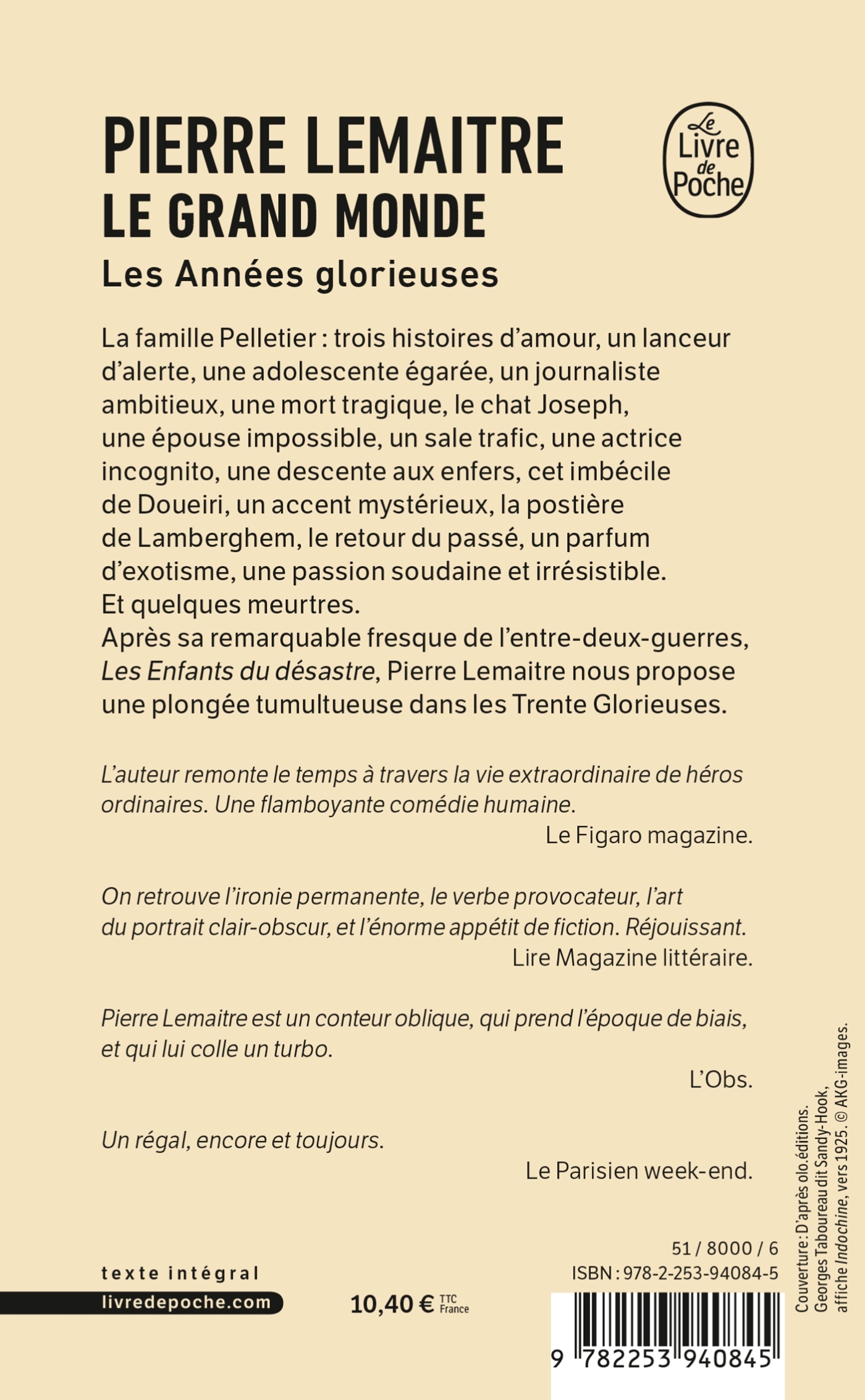 Le Grand Monde - Pierre Lemaitre, Pierre Lemaitre - LGF