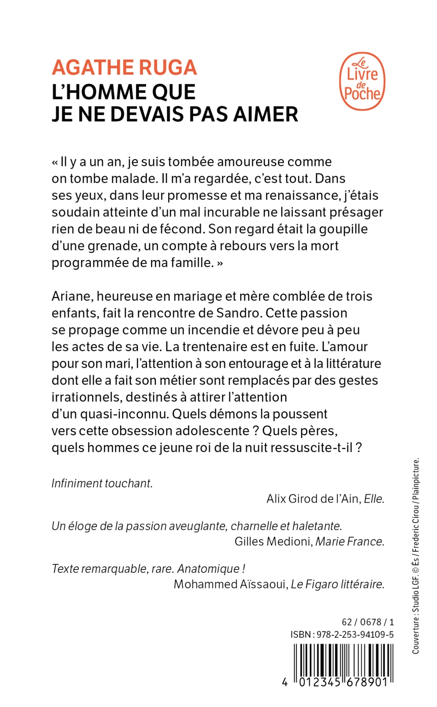L'Homme que je ne devais pas aimer - Agathe Ruga - LGF