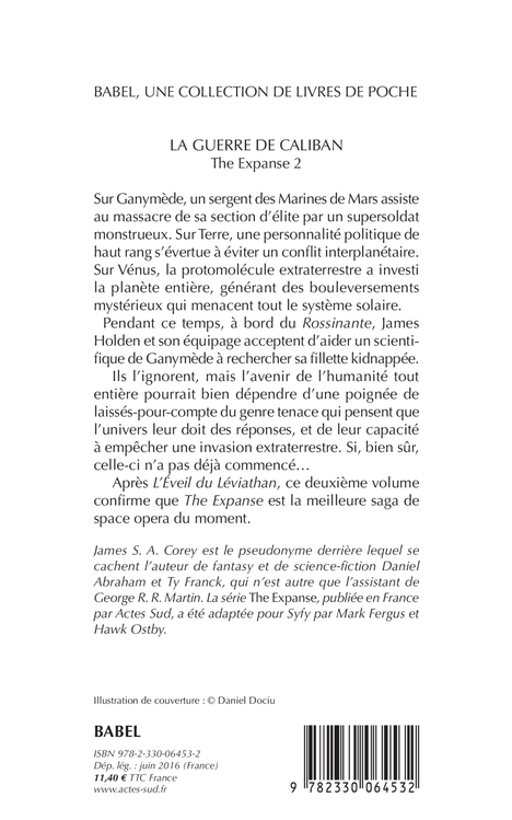 La Guerre de Caliban - James s. a. Corey, Thierry Arson, James s. a. Corey, Thierry Arson - ACTES SUD