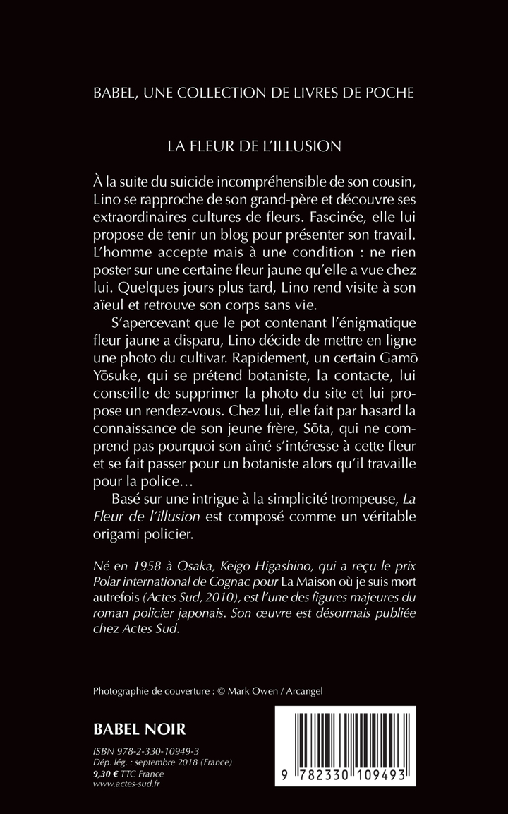 La Fleur de l'illusion - Keigo Higashino, Sophie Rèfle, Keigo Higashino, Sophie Rèfle - ACTES SUD