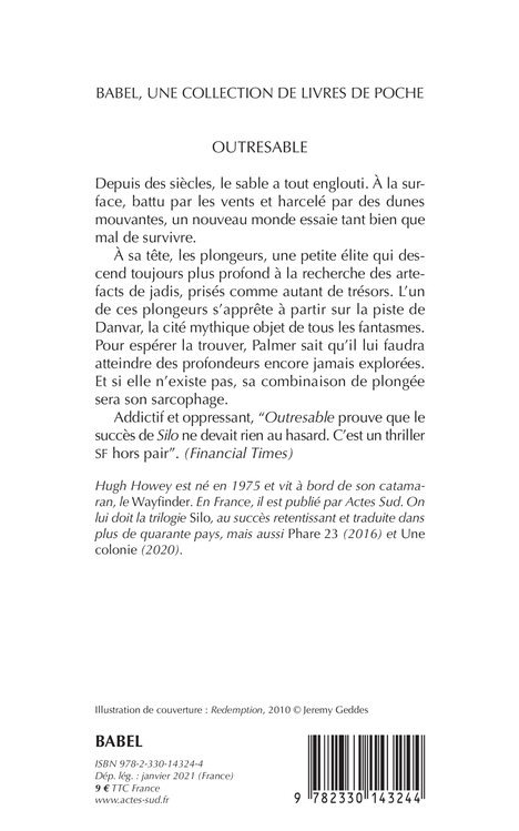 Outresable - Hugh Howey, Thierry Arson, Hugh Howey, Thierry Arson - ACTES SUD