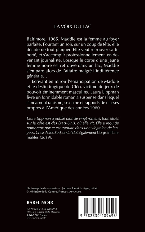 La Voix du lac - Laura Lippman, Hélène FRAPPAT, Laura Lippman, Hélène FRAPPAT - ACTES SUD