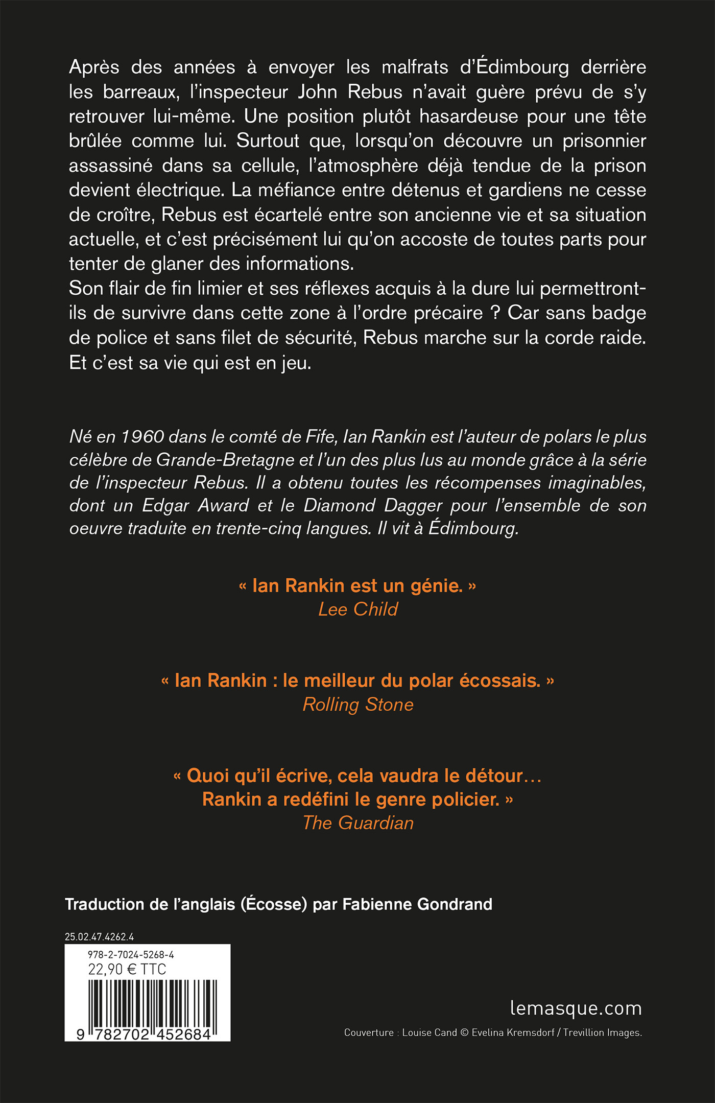 Minuit à l'ombre - Ian Rankin, Ian Rankin - ED DU MASQUE