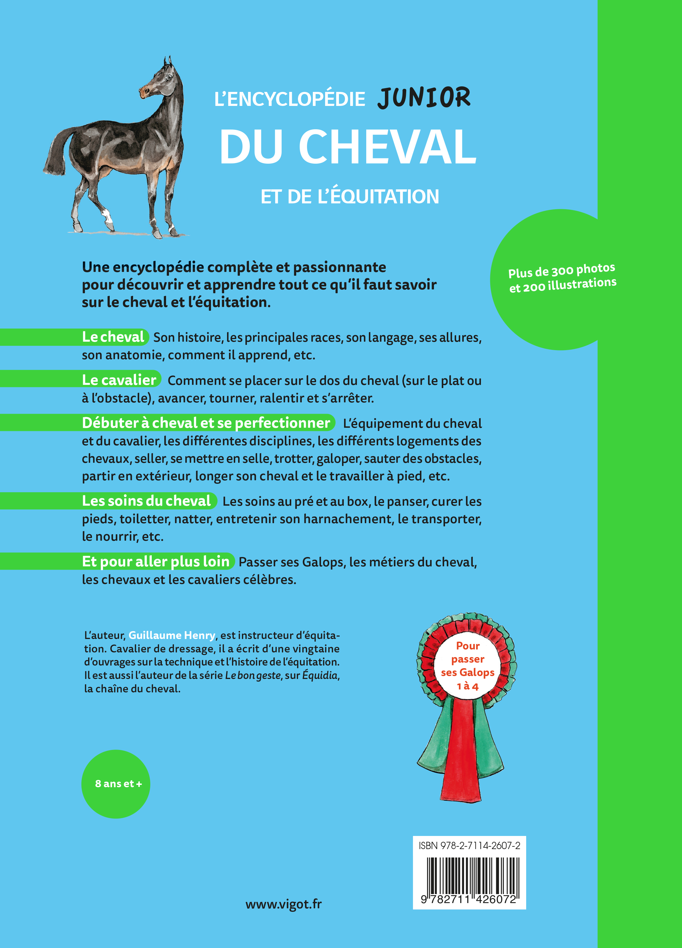 L'Encyclopédie junior du cheval et de l'équitation - Guillaume Henry, Guillaume Henry - VIGOT