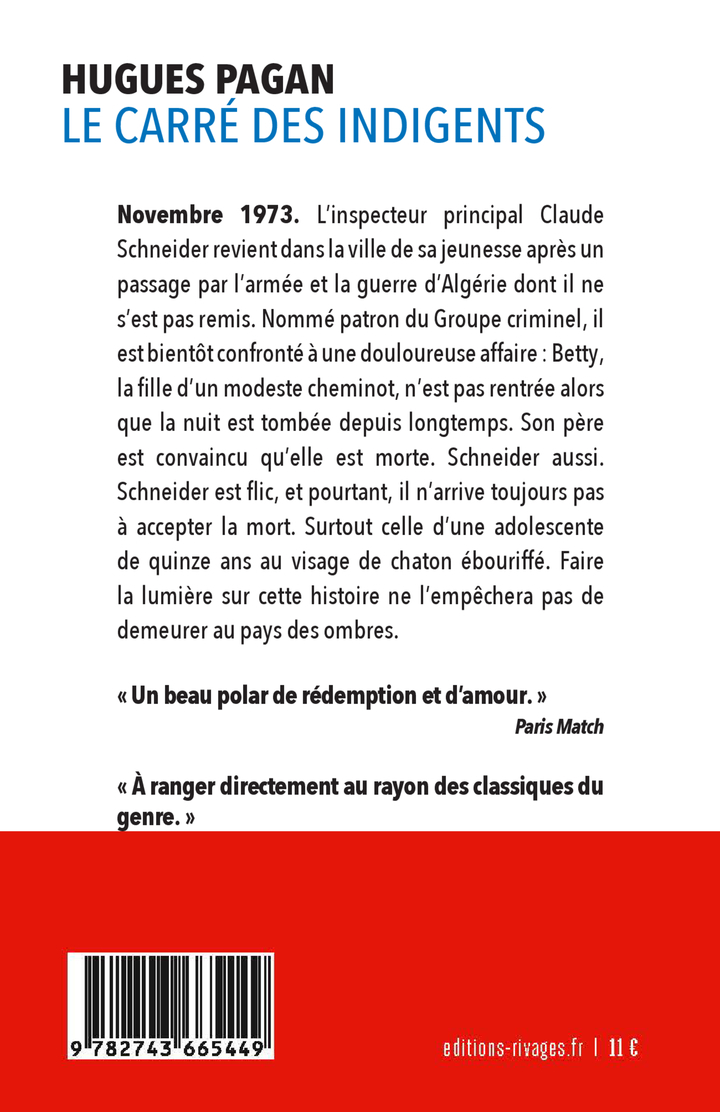 Le Carré des indigents - Hugues Pagan, Hugues Pagan - RIVAGES