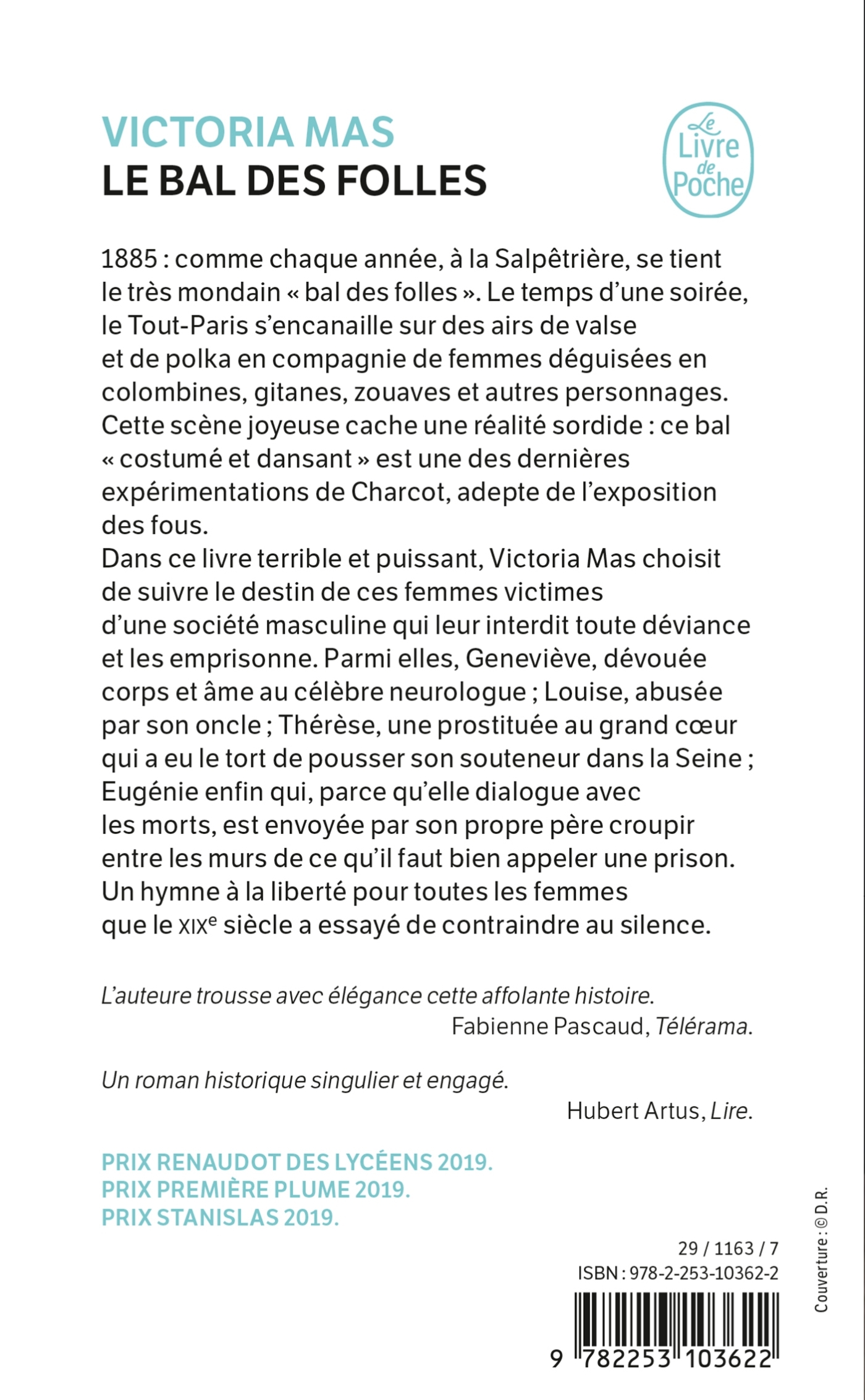Le Bal des folles - Victoria Mas - LGF