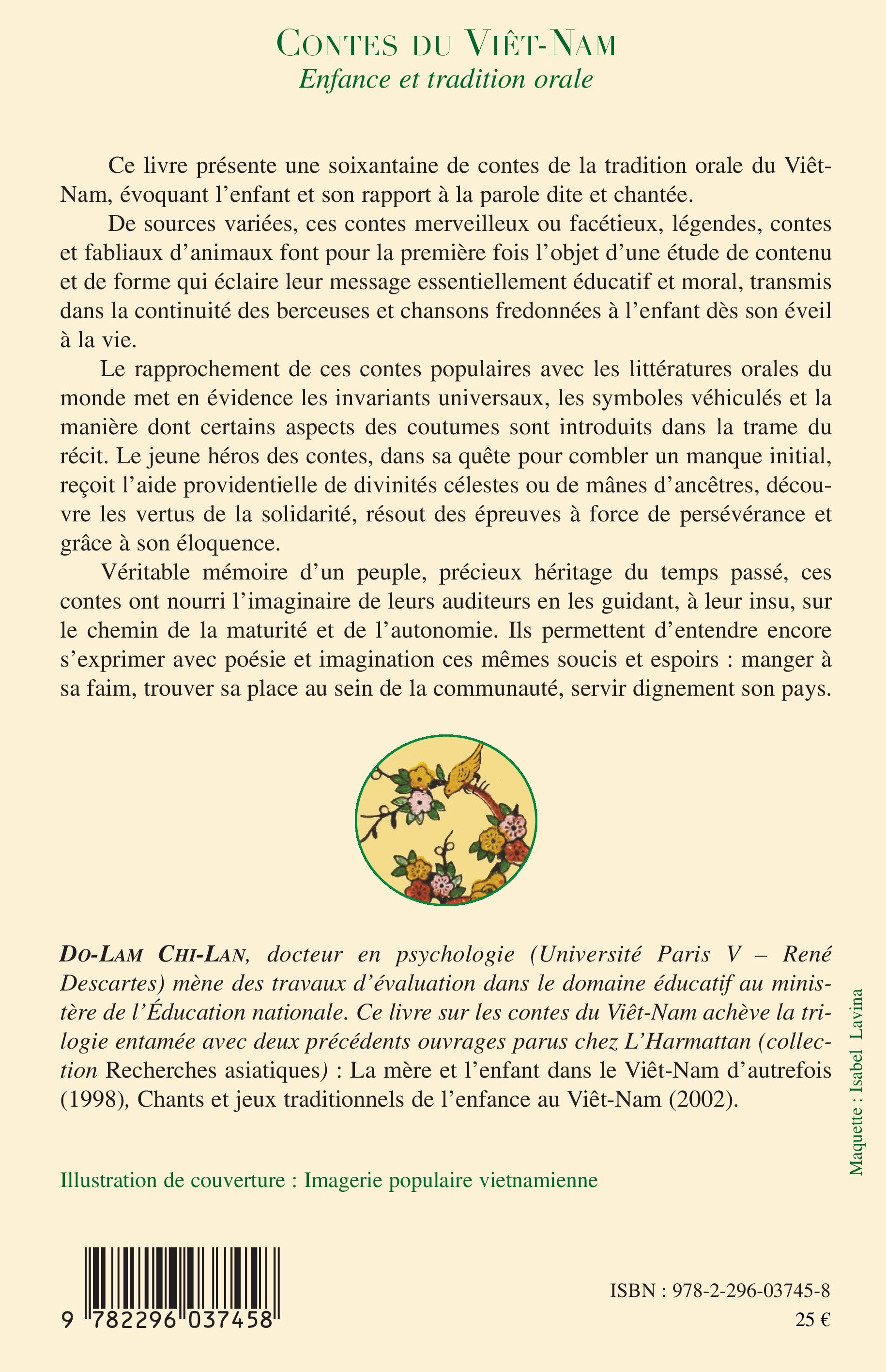 Contes du Viêt-Nam - Chi Lan Do-Lam, Chi-lan Do-Lam - L'HARMATTAN