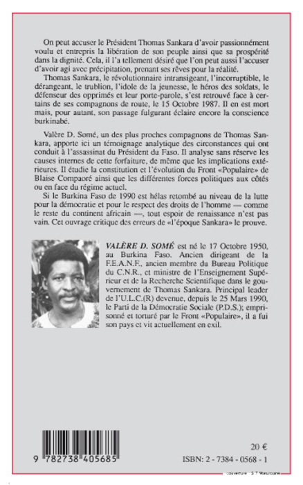 Thomas Sankara - XXX - L'HARMATTAN