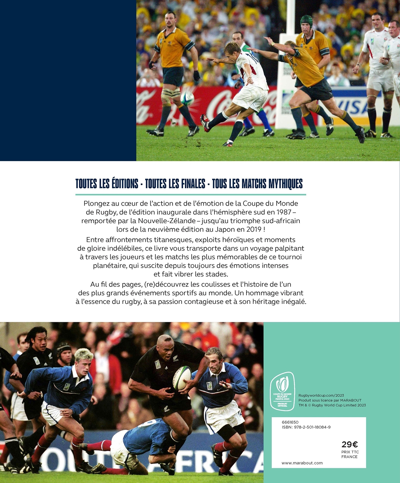Coupe du monde de rugby - La rétro depuis 1987 - Philippe Kallenbrunn, Gregory Letort - MARABOUT