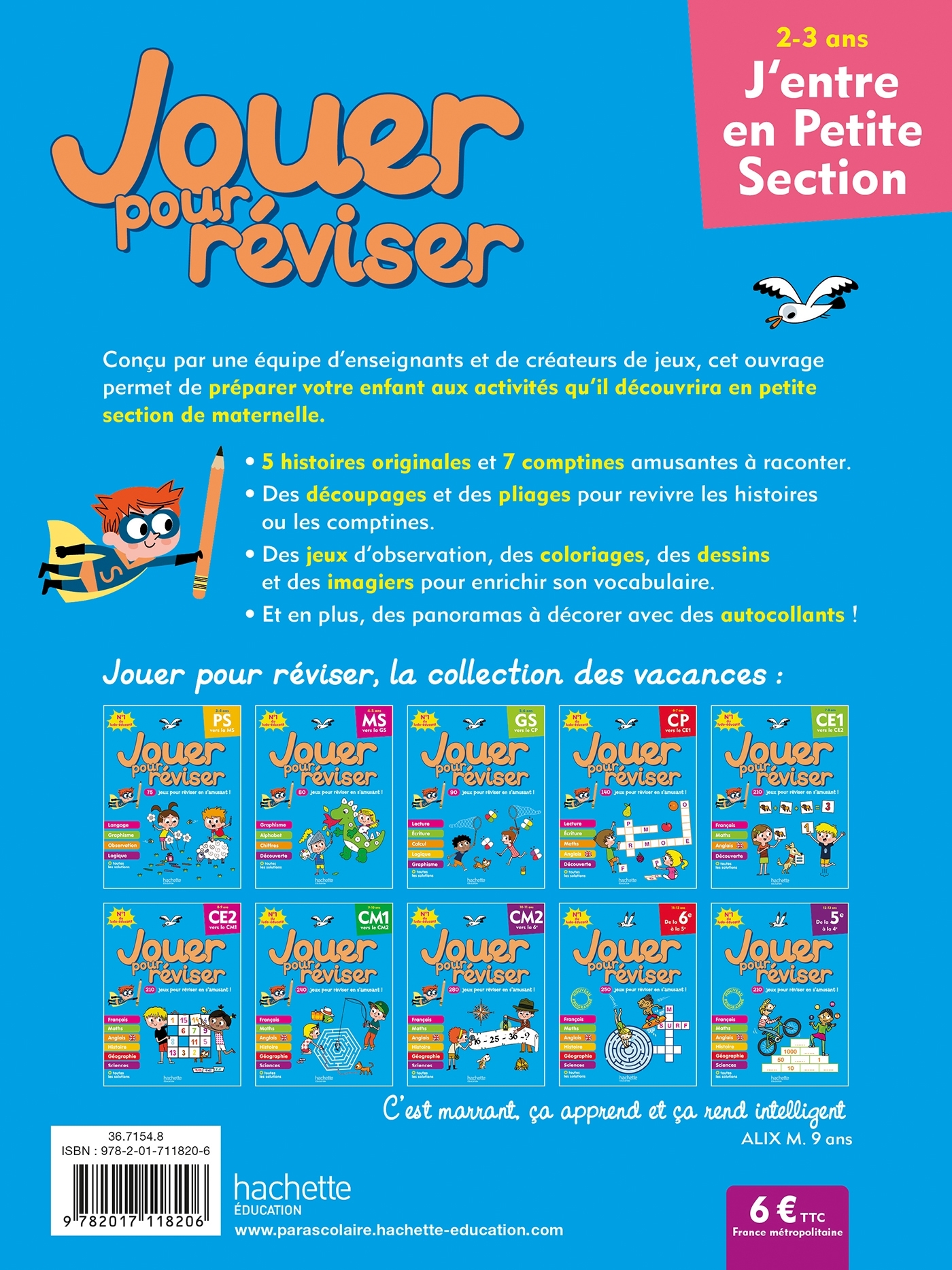 Jouer pour réviser - J'entre en Petite Section - Cahier de vacances 2024 - COLLECTIF/MORIZE - HACHETTE EDUC